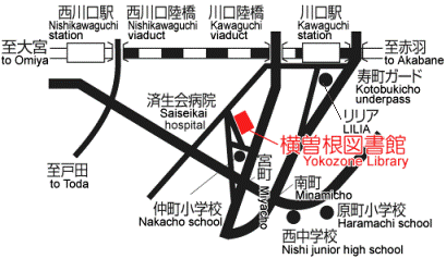 Yokozone Library Map