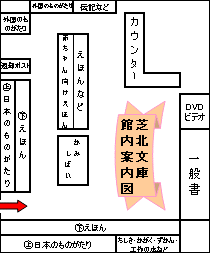 芝北文庫館内図画像